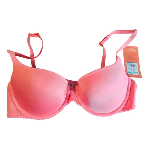 Gilligan & O'Malley Other - Gillian & O’Malley 36B BRA Pink Color Microfiber Balconette Padded Push Bra NWT